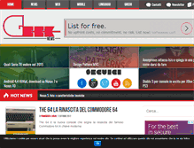Tablet Screenshot of geeknews.it